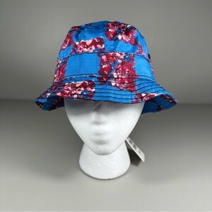 Thierry Boutemy for Opening Ceremony x New Era Blue Floral Print Bucket Hat